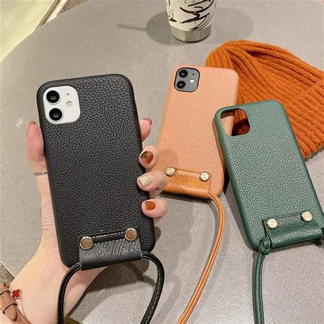 designer phone case with strap